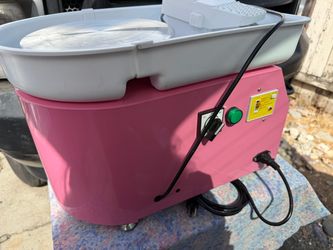 Pink Electric Pottery Wheel Machine
