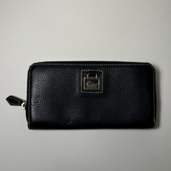 Dooney And Burke Black Wallet