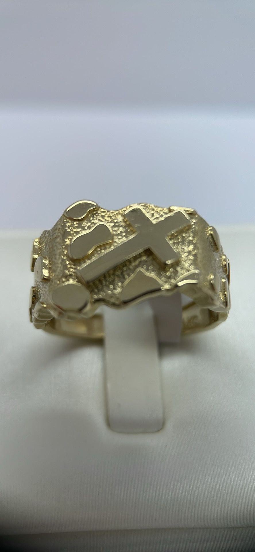 14k Gold Nuggets Ring.New