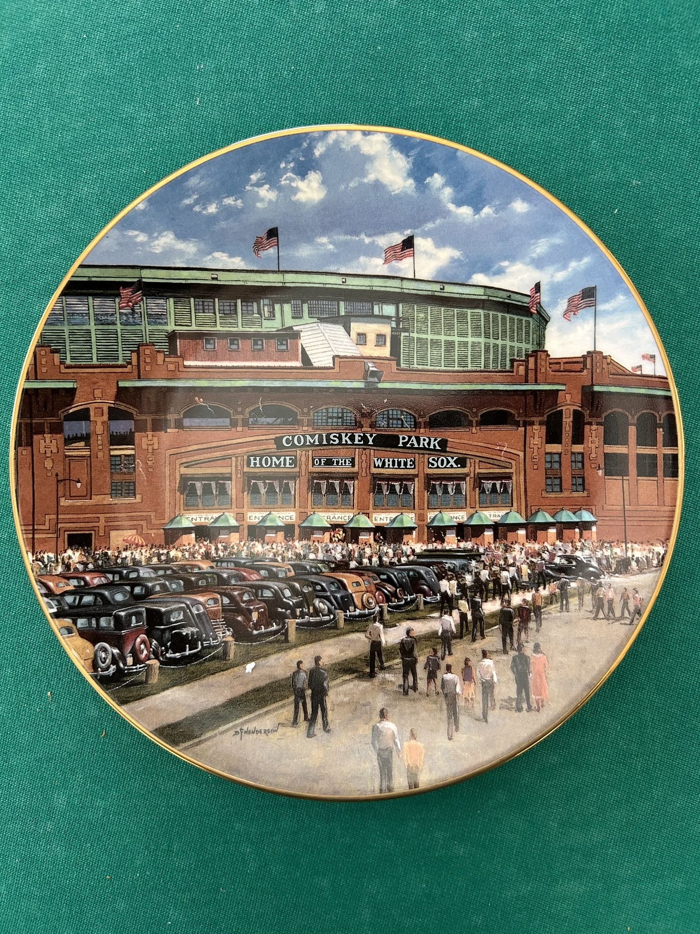 Chicago White Sox Comiskey Park Collectors Plate