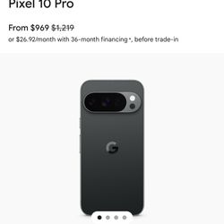 Google Pixel 10 Pro 512 Gb 