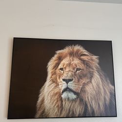 Huge Lion Painting 
