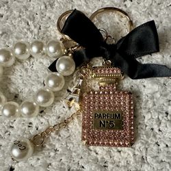 New In Bag: PINK BLING decorative Perfume Keychain