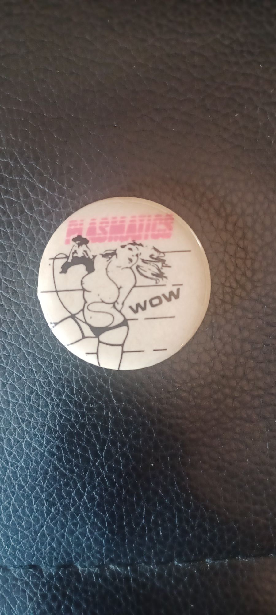 The Plasmatics Wendy O Williams Badge PIN Button.