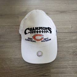 VTG Reebok Chicago Bears 2001 Central Division Champions Hat