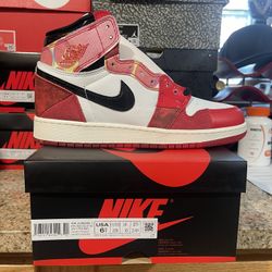 Jordan 1 High OG Spider-Man Across The Spider-Verse Size 11