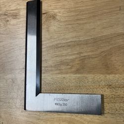 Fowler precision 8” x 5” bevel square machinist tools MKSg 200 Poland made Cnc haas 