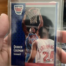 1991-92 Fleer - Derrick Coleman #130