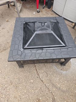 Price is firm.. 34x34 wood burning fire pit