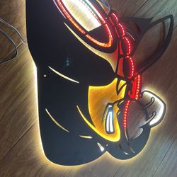 Ant LED Wall Art, Ant Face Neon Light, Ant Mask LED Decor, Glowing Ant Wall Sign, Futuristic Ant Light