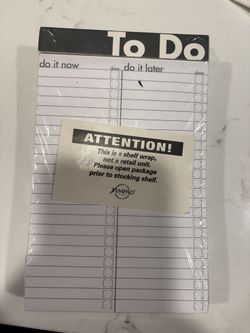 Do Now/Do Later 5x8” Notepads - Brand New