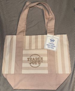 Trader Joe’s Mini stripped tote bags