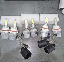 9007 or H7 LED 6000k light. Clear LED Light.
