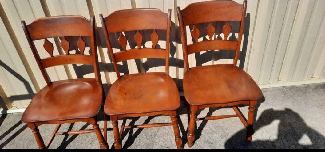 Three HEYWOOD WAKEFIELD Chairs