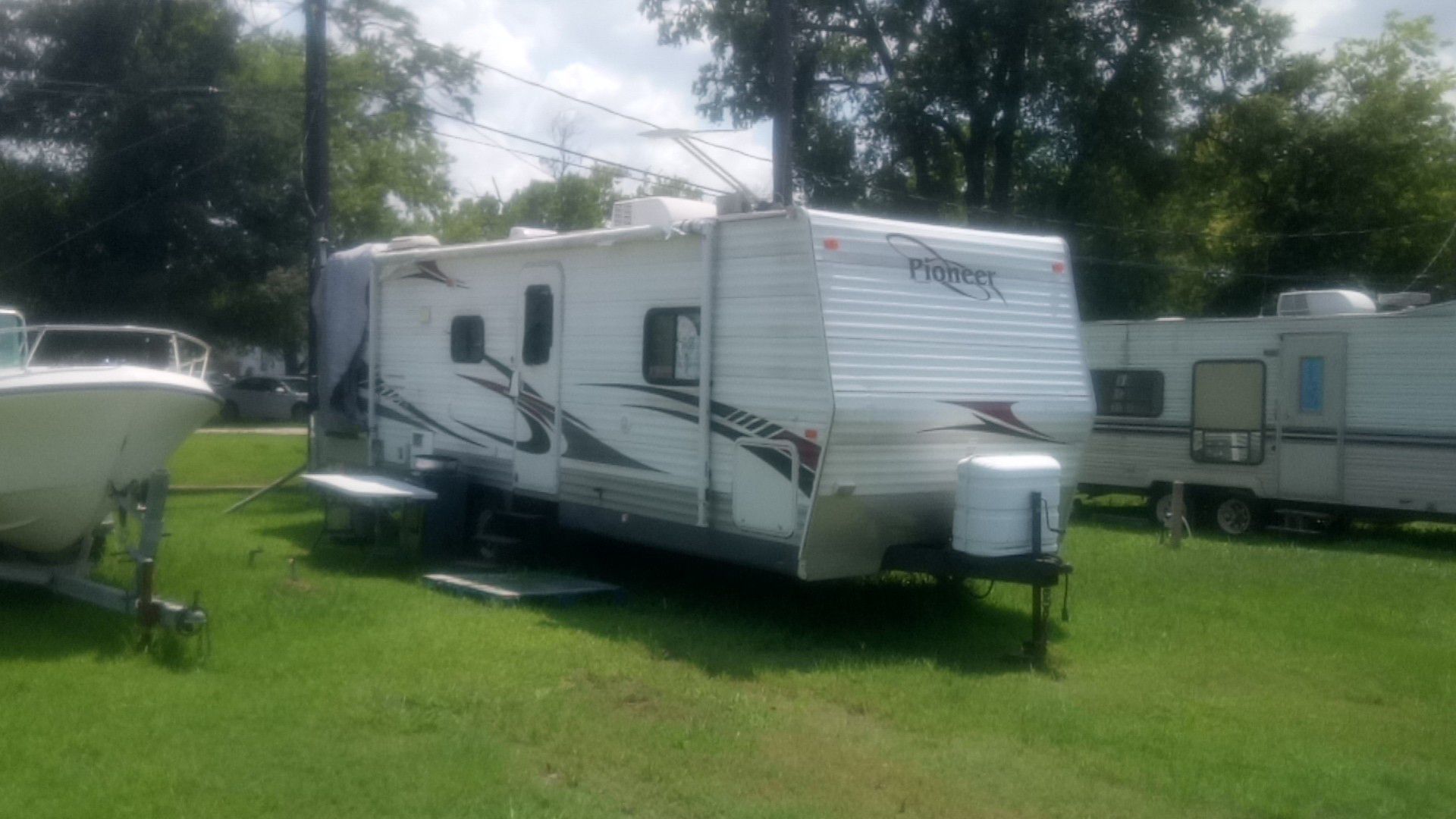 Rv trailer move in ready lot paid for till the end of the month