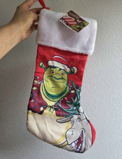 New Shrek & Donkey Christmas Stocking