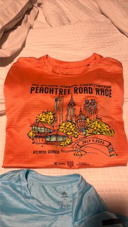 2 adidas authentic Atlanta Peachtree road race 2022 and 2023 like new collectibles