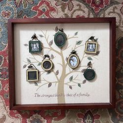 Family Tree Shadow Box with Mini Frames