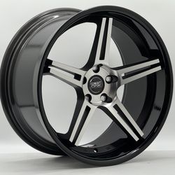 20" CONCEPT ONE  WHEELS STYLE CS-5.0  20x9 ET 18 / 20X10.5 ET 25  MACHINE CENTER BLACK LIP