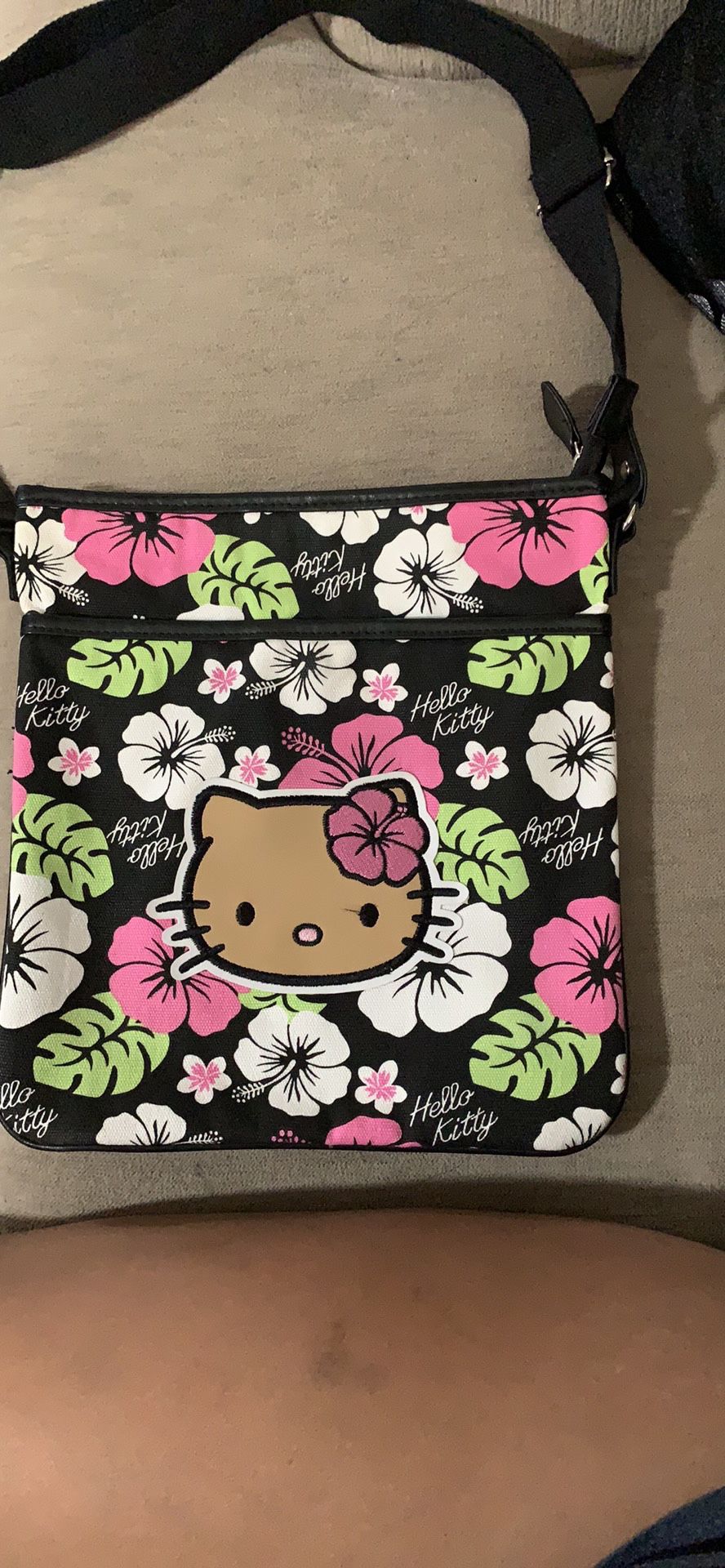 Hello kitty Hawaiian cross body messenger bag