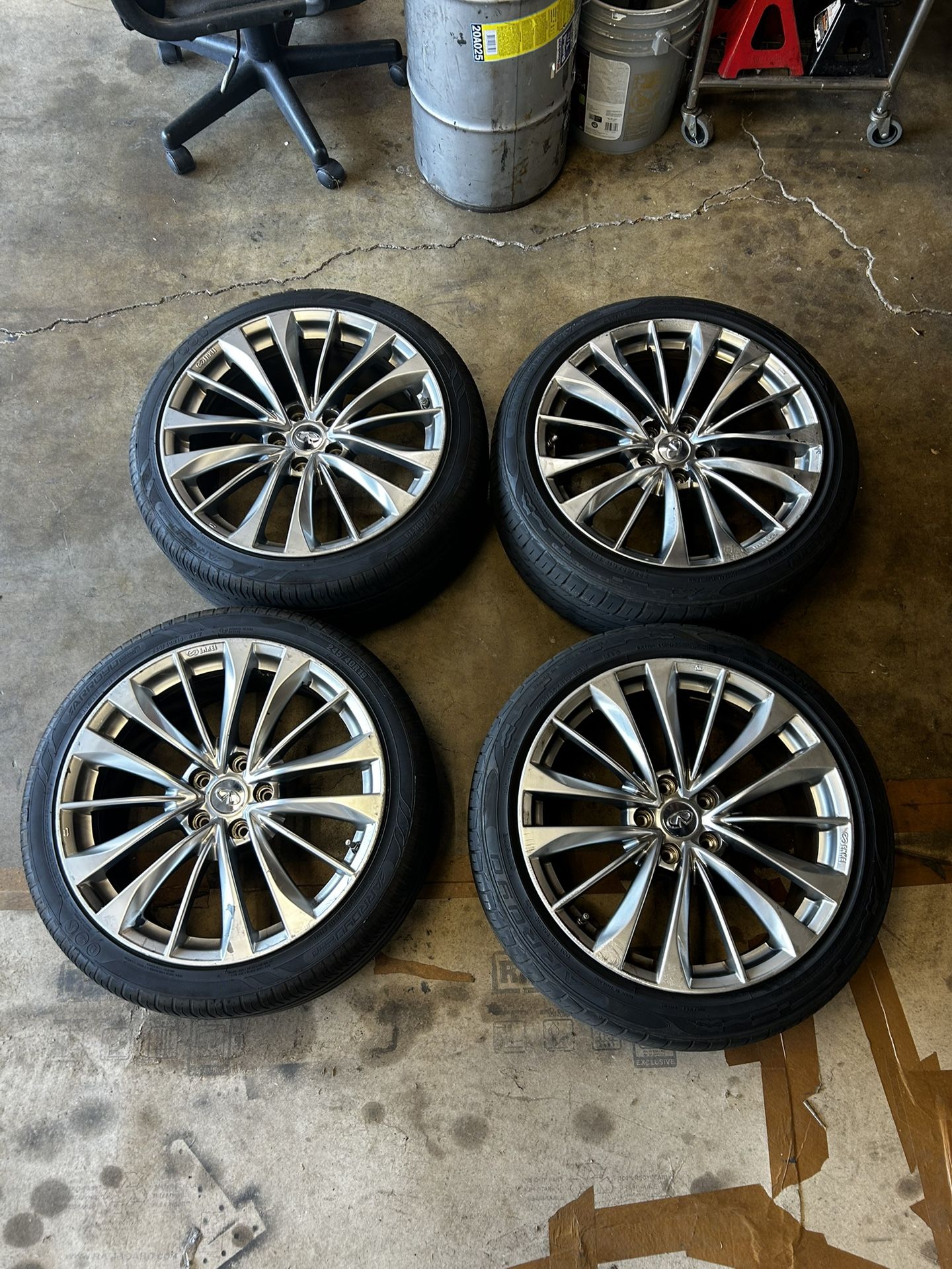 Enkei 19’ G37 OEM Wheels/Tires