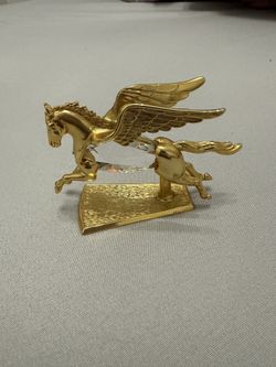 Crystal  And Gold Plating Horse