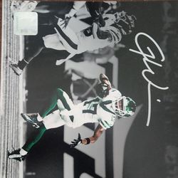 New York Jets Garrett Wilson Hand Signed Picture