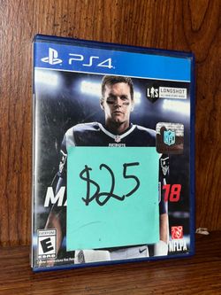 PlayStation Video Game PS5 PS4 Madden NFL 18 Football