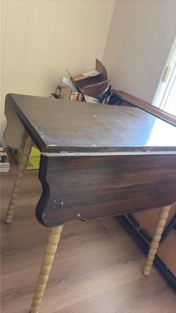 Mid-century wooden table sides fold
