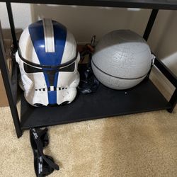 Disneyland Star Wars Popcorn Buckets (Clone Trooper & Death Star) – New