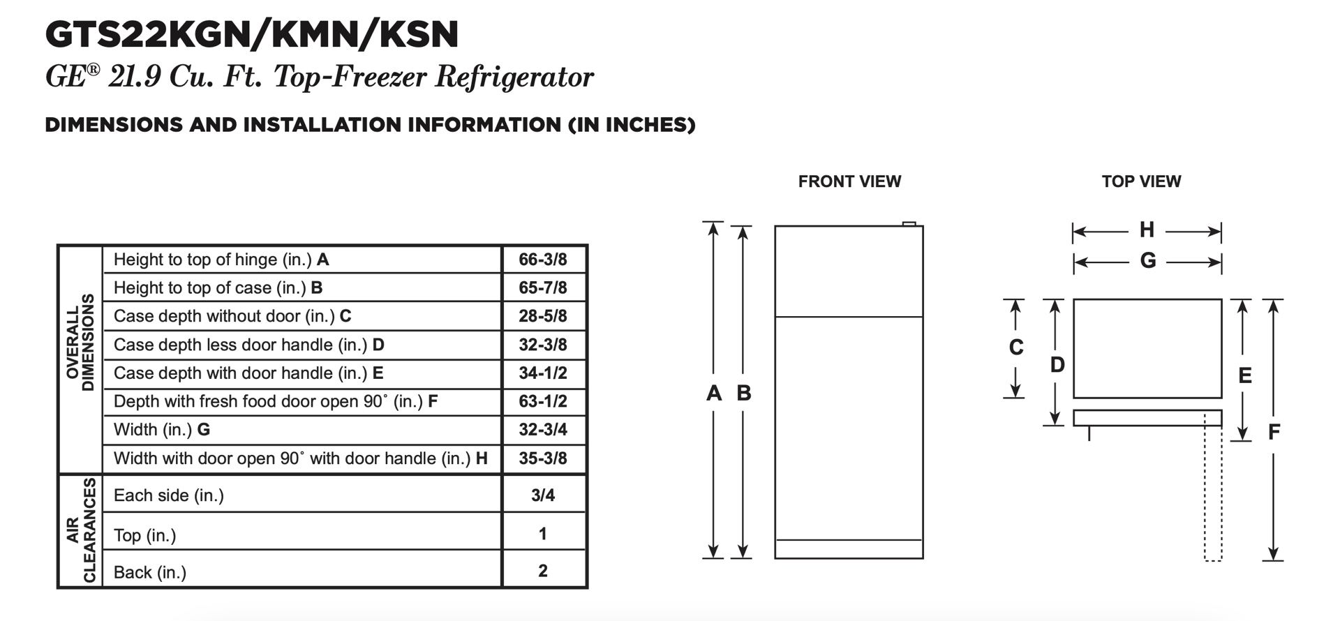 GE GarageReady 21.9cu ft TopFreezer Refrigerator in White for Sale in Los Angeles, CA OfferUp