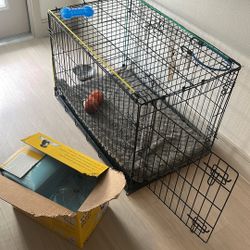 Dog Crate And Puppy Pads Must Go Asap 