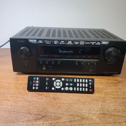 Denon Bluetooth AVR S540BT 4K AM/FM  Receiver With Remote  