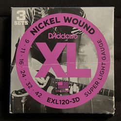 D’Addario Guitar Strings .09-.42 (1 Set)