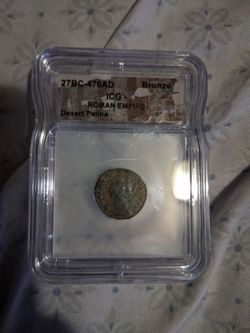 ICG Roman Empire Bronze Coin 27BC-476AD Desert Patina
