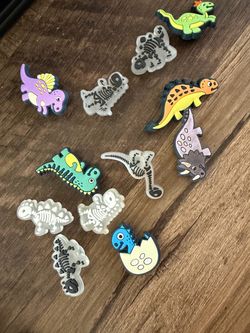 Dinosaur Shoe Charms Jibbitz Set