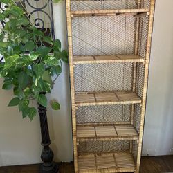🪴🌱🪴🌱 Rattan Shelving Unit🪴🌱🪴🌱