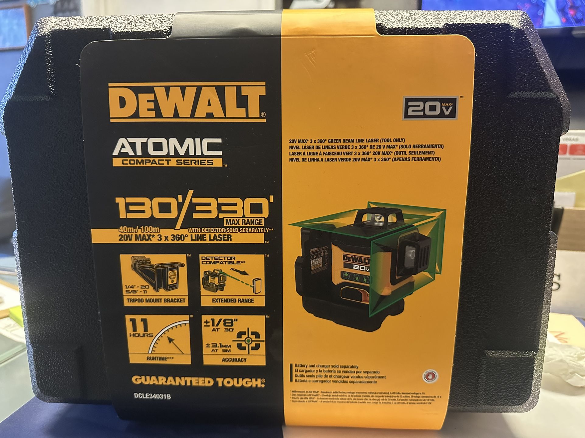 DEWALT green beam line laser
