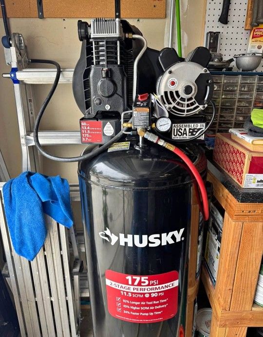 Husky 60 Gallon Compressor