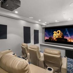 Home Theater Reclining Seats (2 Sets of 3) – Cupholders – $200 OBO