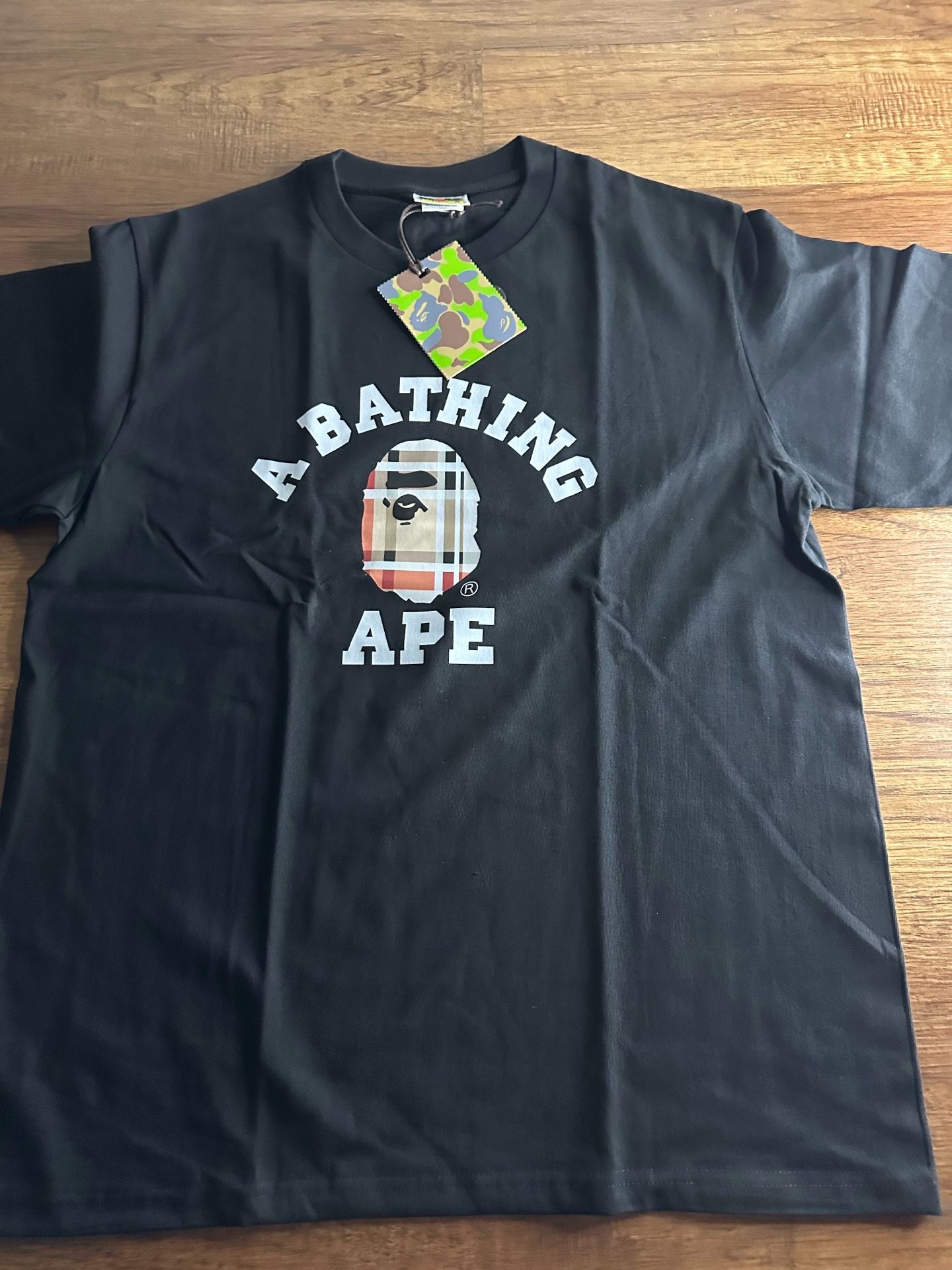 Bape burberry tee