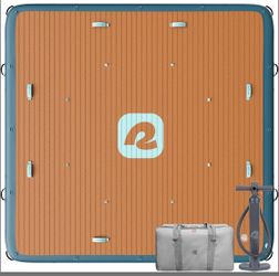 Retrospec Siesta Dock 10’ x 10’ x 8 ‘ Inflatable Floating Platform