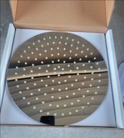 New 14 Inch Mirrored Rainfall Shower Head