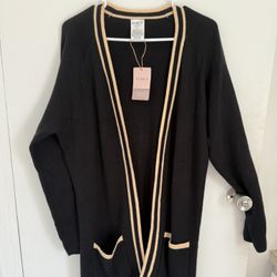 Woman’s new Serra woman’s long cardigan black 