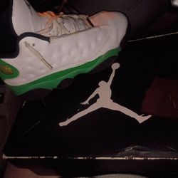 Jordan 13s Green And White