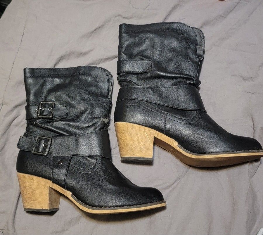 Rue 21 - 2 Pairs Black & Brown Boots