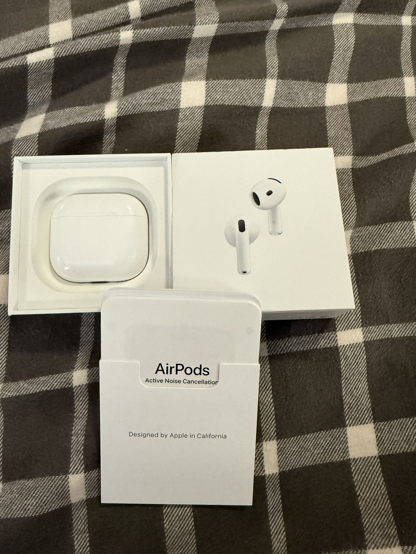 AirPods 4 with Noise Cancellation + Protective Case (Charge Without Removing)