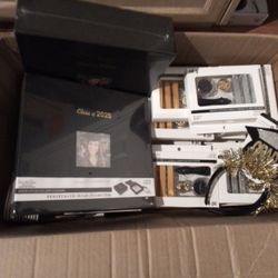 Miscellaneous Box Of Class Of 2025 Graduate Party Supplies And Scrapbooking