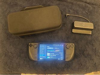 Steam Deck LCD 512 w/case, dock and microSD