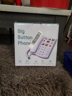 Big  Botton Phone With Extra Loud Ronger New